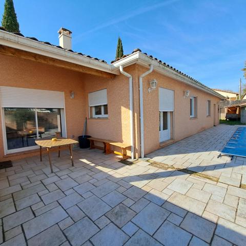 A VENDRE MAISON PLAIN PIED / JARDIN / PISCINE
