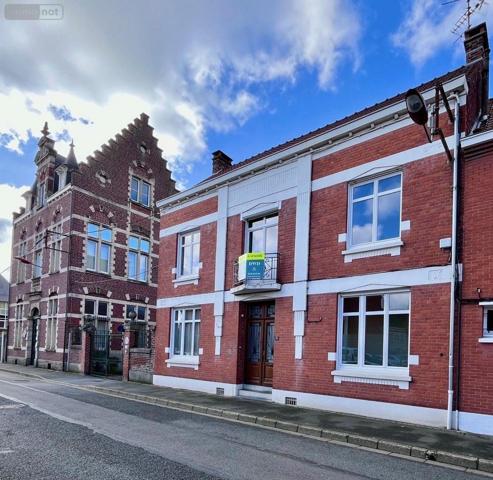 Maison de ville à vendre à Hazebrouck dans le Nord (59190), ref : 13078/3373   
centre ville