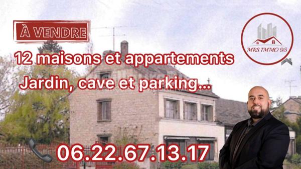 Appartement rez-de-chaussée T2 + cour + cave + 2 places de parking