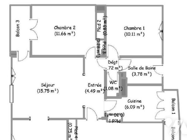 A MELUN, résidence de la Chasse, à 10mn en voiture ou 4 stations de bus de la gare de MELUN (li...