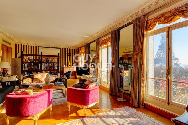 Paris XVI, Appartement d'exception, très haut standing, face Tour Eiffel