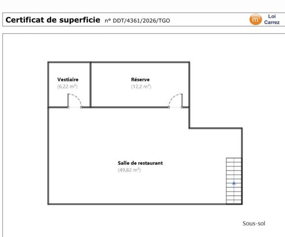 Fonds de commerce à vendre ARCUEIL (94) emplacements numéro 1