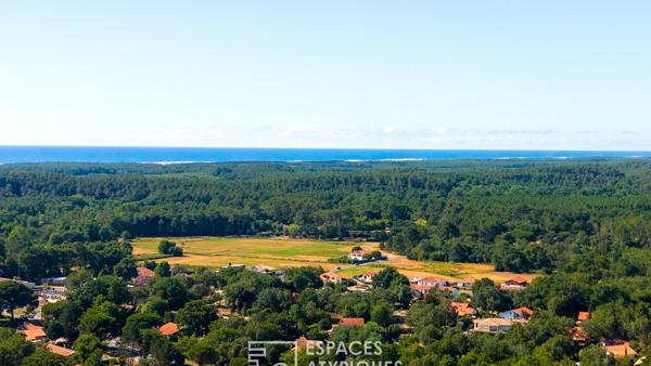 Projet de maison contemporaine entre vie de village et plages océanes