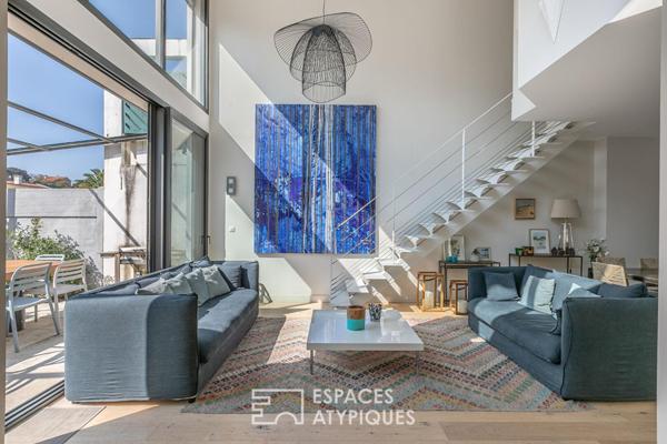 Loft confidentiel avec jardin, à deux pas du Bassin