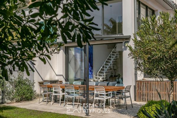 Loft confidentiel avec jardin, à deux pas du Bassin