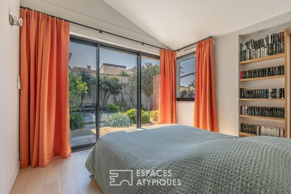 Loft confidentiel avec jardin, à deux pas du Bassin