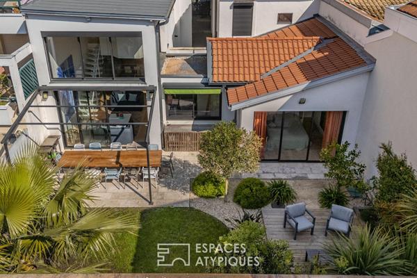 Loft confidentiel avec jardin, à deux pas du Bassin