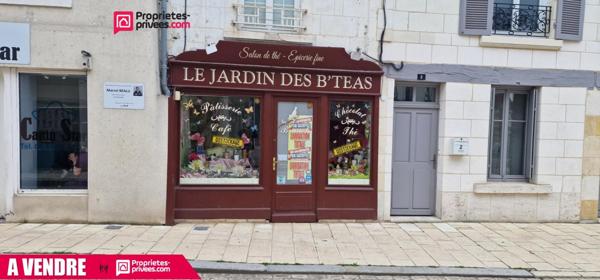 Local commercial et appartement - 110 m² - centre ville de Selles sur Cher