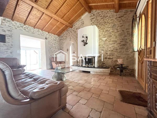 Charmante maison en pierres en plein centre ville