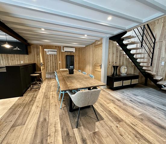 Cap Ferret, plage de Grand Piquey, superbe girolle rénovée, 190 m2, 5 chambres, piscine, sur beau terrain de 1112 m2