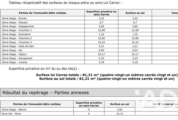 Appartement à vendre 4 pièces 81 m² Gonesse