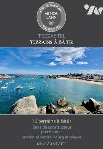 À VENDRE – Terrain à bâtir de 413 m² à Trégastel (Lot 1 – Lotissement ARMOR LANN)