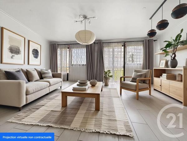 Appartement F3 à vendre  4 pièces - 73,51 m 2   PARIS  - 75013