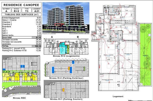 Achat appartement près de FORT DE FRANCE - 3 pièce(s) - 166 m² - 380 000 €