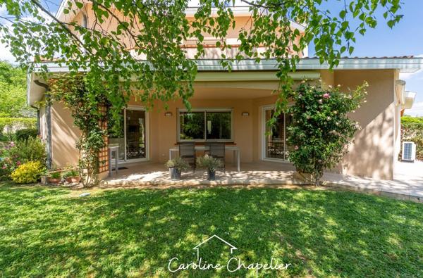 Maison de 200m², 4 chambres, bureau, 2 SDB, 3 WC, double garage, jardin piscinable.