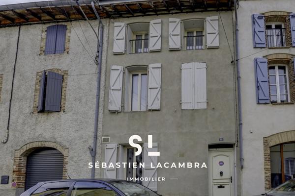 Gaillac (81600) Maison de ville rénovée – 109 m² – Terrasse plein sud – Centre de Gaillac