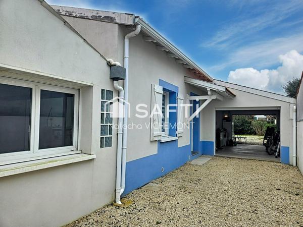 Proche plage et casino, maison familiale de plain pied avec grand jardin et garage!