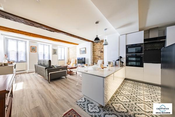 Appartement à vendre 3 pièces DOLE (39) Hyper Centre Ville, superbement rénové