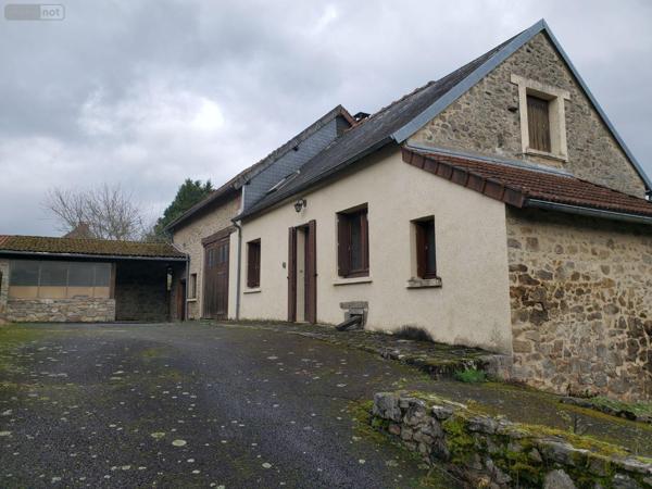 Maison à vendre à Mourioux-Vieilleville en Creuse (23210), ref : 10986/745