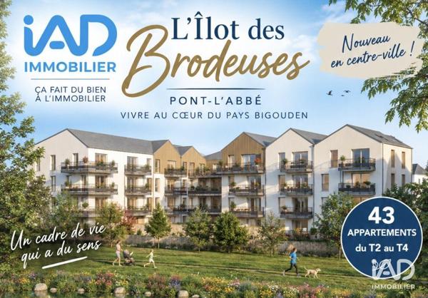 Appartement (neuf) à vendre 2 pièces 47 m² Pont-l'Abbé