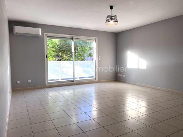 Sur le quartier de La Peyrade, a deux pas du collège, non loin du centre ville, un appartement au 1er étage de type F2 de 42,15 m2 habitables composé d'un séjour cuisine de 25,39m2 ouvert sur terrasse de 12,16 m2 orienté sur Sud/Sud Est, d'une chambre de 9 m2, d'une salle d'eau d'environ 3 m2 et d'un WC. Terrasse de 12,16 m2. Deux parkings privatifs dans la copropriété. Très bon état général. A ne pas laisser passer !