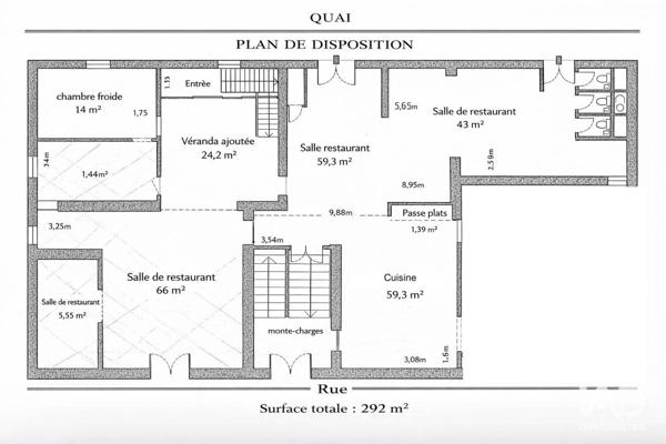 Restaurant à vendre 400 m² Agde