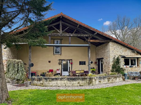 Authentique Landaise en pierres et colombages sur 17 000 M2 de terrain arboré.