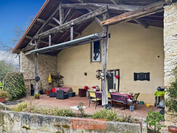 Authentique Landaise en pierres et colombages sur 17 000 M2 de terrain arboré.