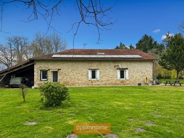 Authentique Landaise en pierres et colombages sur 17 000 M2 de terrain arboré.