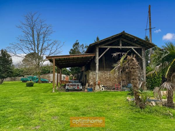 Authentique Landaise en pierres et colombages sur 17 000 M2 de terrain arboré.