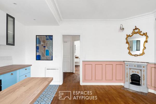 Bel ancien rénové dans un esprit contemporain