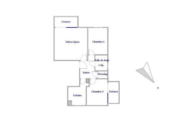 Appartement 3 pièces - 44600 Saint-Nazaire -  JARDIN DES PLANTES