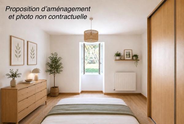 Maison de plain pied avec combles semi aménagés