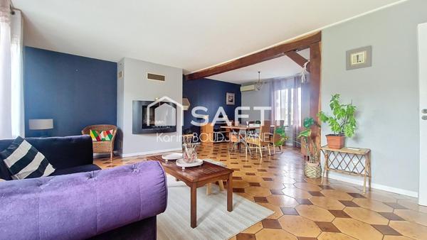 Maison individuelle, 5 chambres, dépendance, 580 m2 de terrain