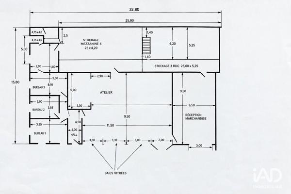 Atelier à vendre 442 m² Crolles