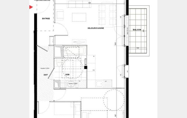 Vente Appartement P4 4P 78m2 - balcon 4m2 - Parking neuf Drancy   