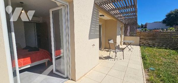 Appartement/villa T3 mitoyen avec jardin, garage et parking aux portes de Bonifacio
