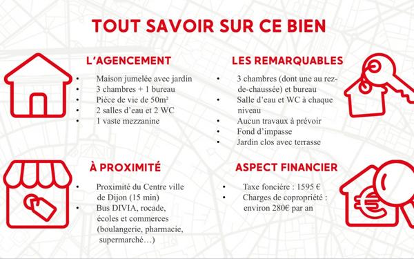 Maison à vendre    4 pièces • 129,04 m2 Chenôve