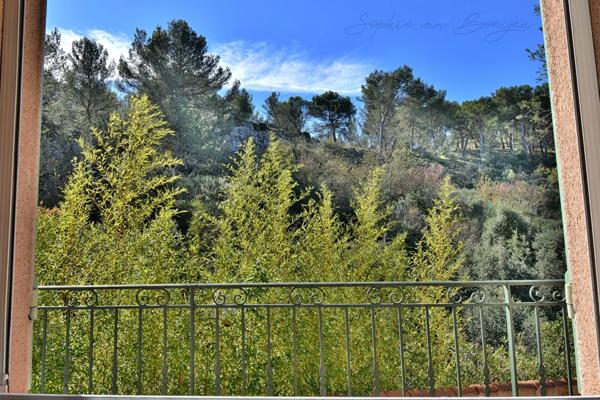 Maison à vendre à pied du village BOUC BEL AIR (13), vue nature, 160 m2, 5 chambres, piscine, jardin 500 m2, sous-sol