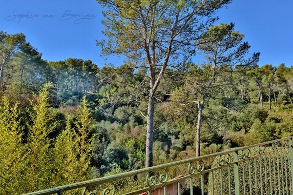 Maison à vendre à pied du village BOUC BEL AIR (13), vue nature, 160 m2, 5 chambres, piscine, jardin 500 m2, sous-sol