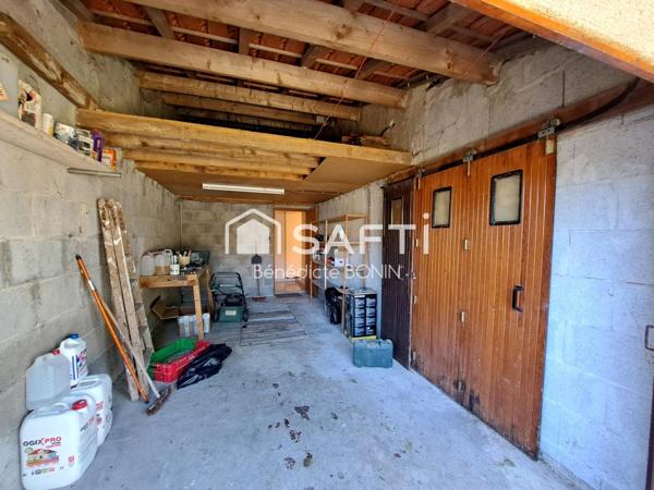 Maison de plain-pied avec 3 chambres et jardin