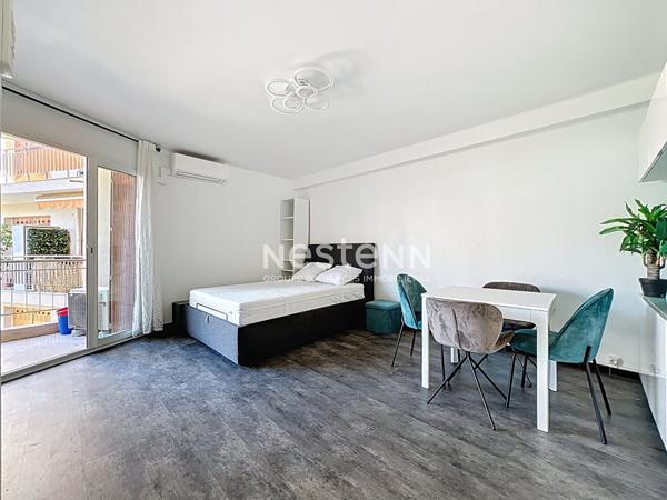 Location meublée à l'année - Studio Vallauris 26.27 m2 - Cave