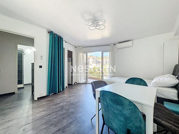 Location meublée à l'année - Studio Vallauris 26.27 m2 - Cave