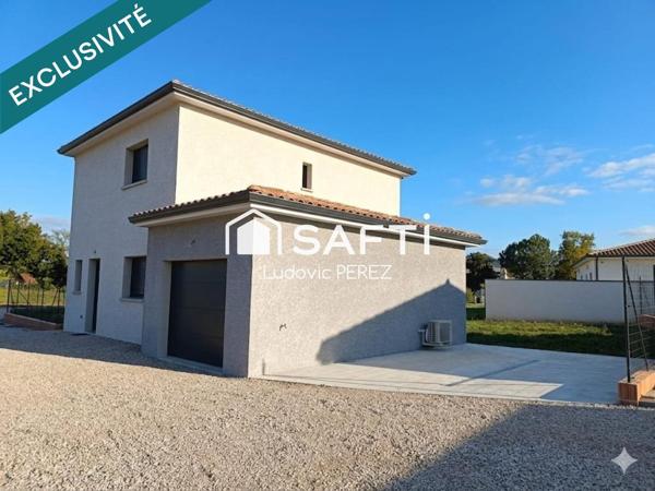 BRESSOLS (82710) – Maison NEUVE 103 m² – DPE A – Garage – Terrain 345 m²
