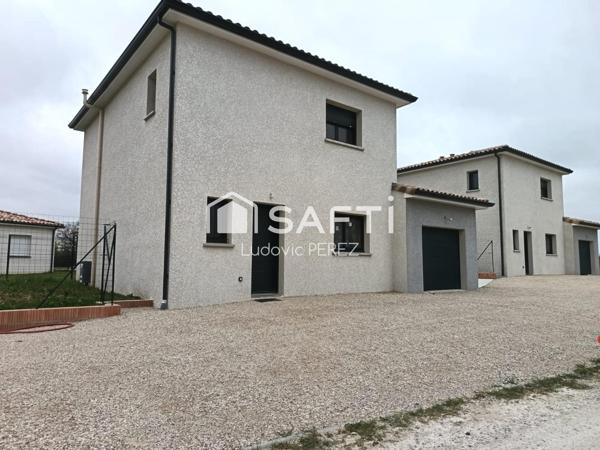 BRESSOLS (82710) – Maison NEUVE 103 m² – DPE A – Garage – Terrain 345 m²