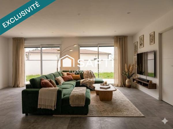 BRESSOLS (82710) – Maison NEUVE 103 m² – DPE A – Garage – Terrain 345 m²