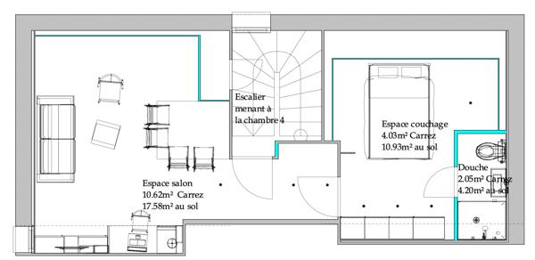 Immeuble de 5 studios