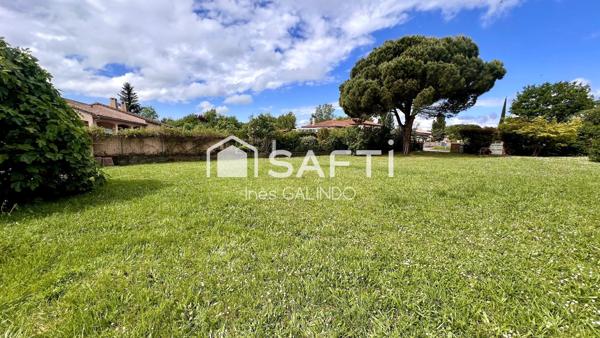 Terrain constructible viabilisé à Pibrac