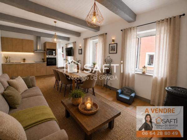 Coquette maison de ville T3 de 75m2