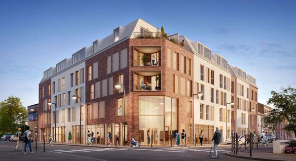 Appartement Faches Thumesnil 1 pièce(s) 18.36 m2